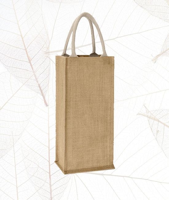 Designer Jute Bottle Bag for Easy Carry