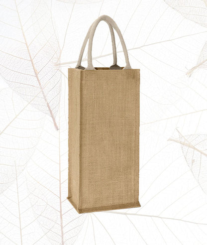 Designer Jute Bottle Bag for Easy Carry