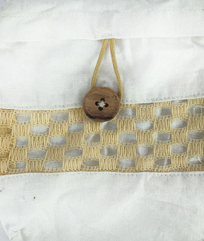 Eco Friendly Cotton Pouch with Zipper Closure