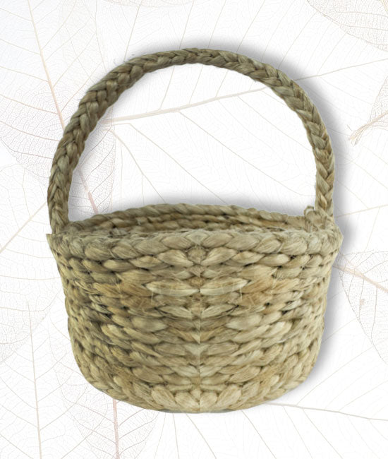 Hand Braided Jute Fruit Basket