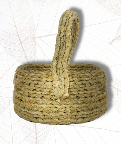 Hand Braided Jute Fruit Basket