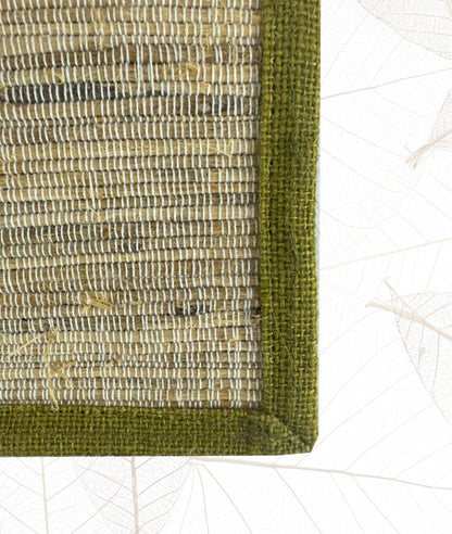 Handcrafted Bhimal Carry Bag with Zipper