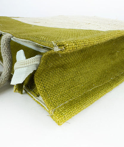 Handcrafted Bhimal Carry Bag with Zipper