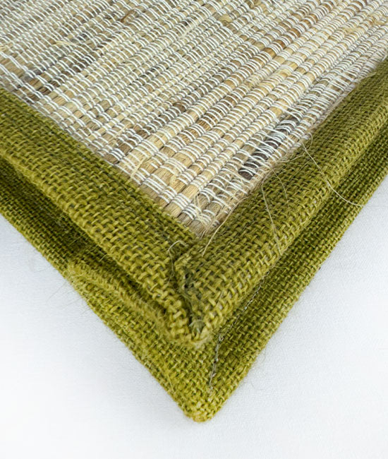 Handcrafted Bhimal Carry Bag with Zipper