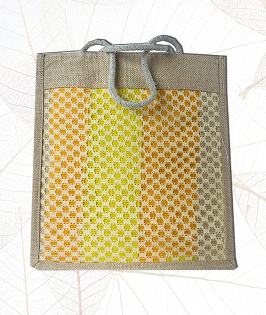 Jute Carry Bag With Plain Net