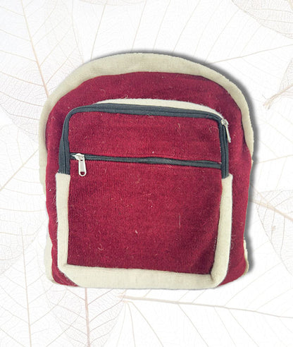 Handmade Woolen Backpack with Modern Design