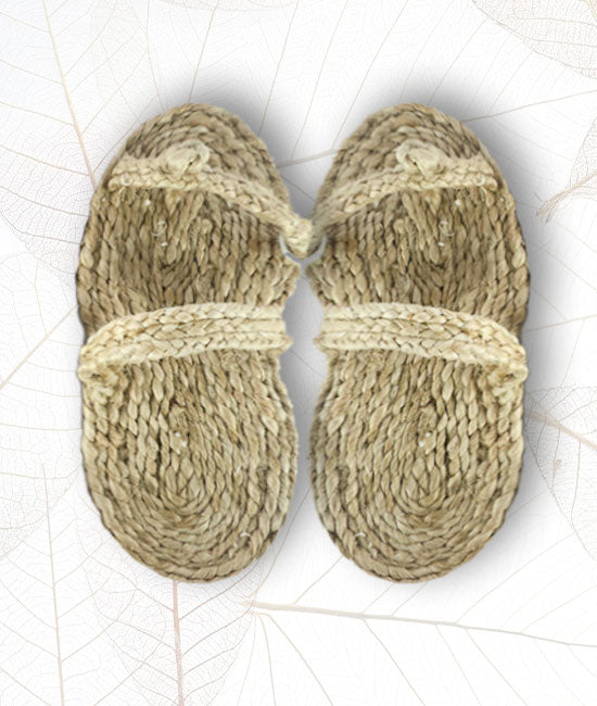 Jute Braided Kolhapuri Slipper