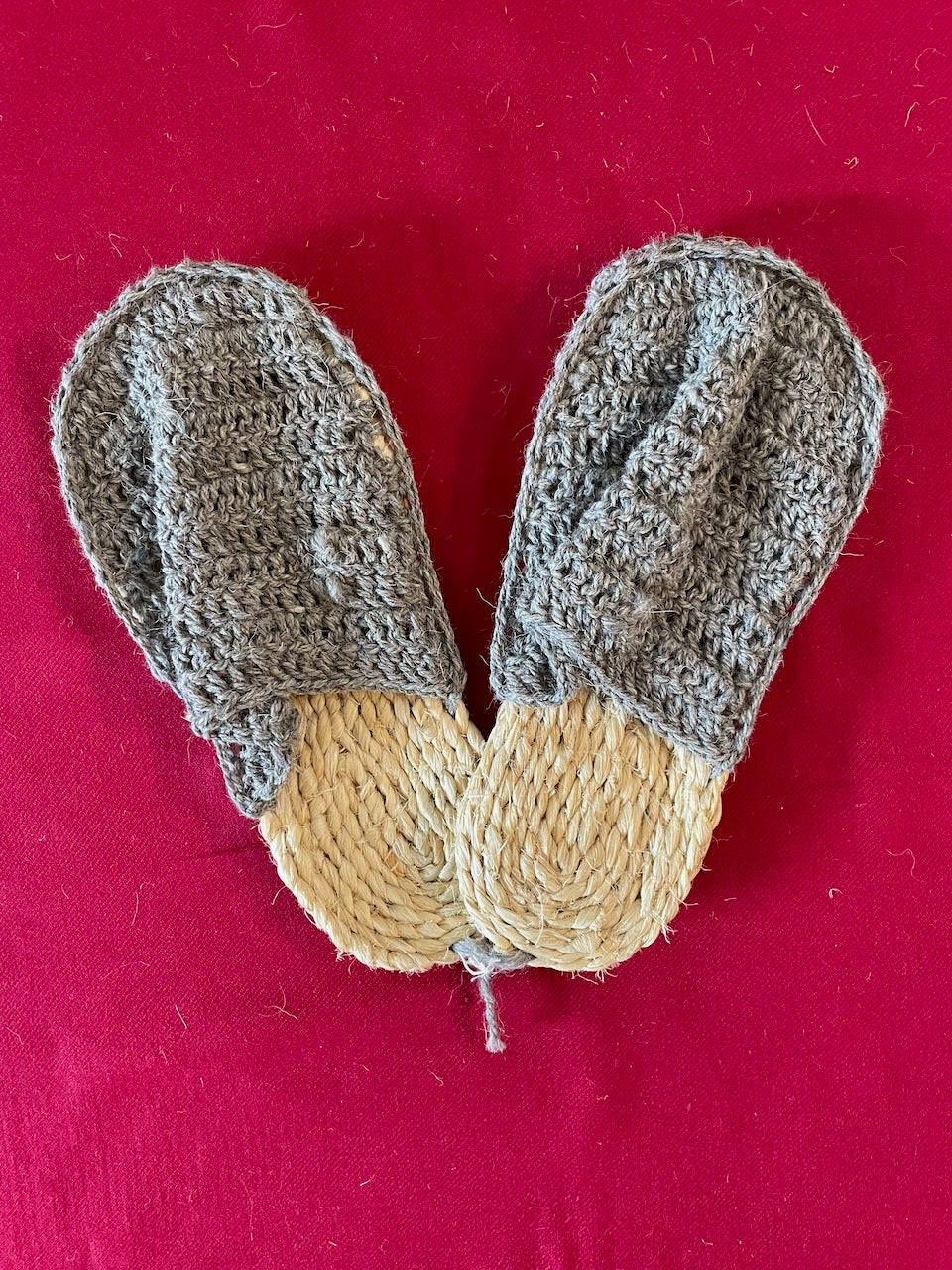 Bhimal Slipper With Woolen Top