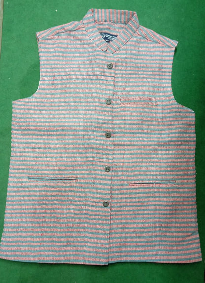 Woolenize Jute Vest Coat