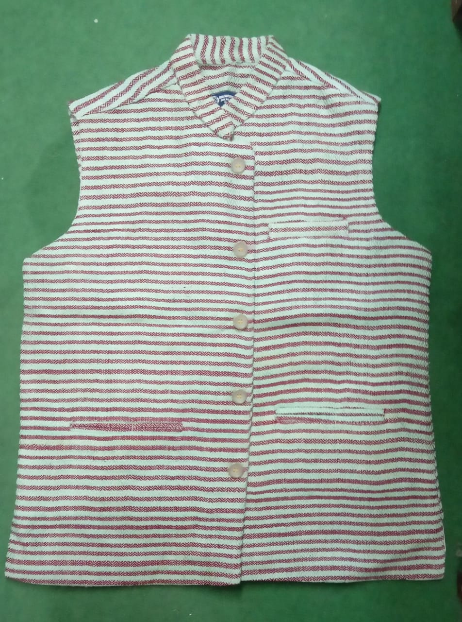 Woolenize Jute Vest Coat