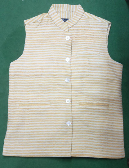 Woolenize Jute Vest Coat