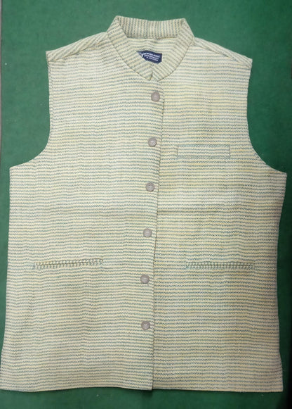 Woolenize Jute Vest Coat