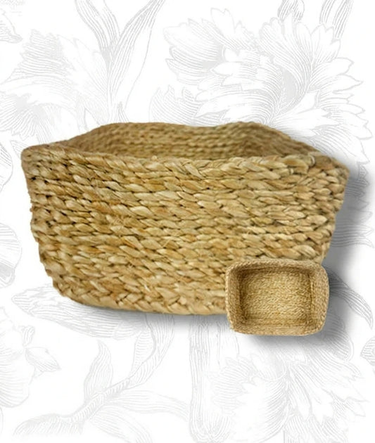 Hand Braided Jute Fruit Container