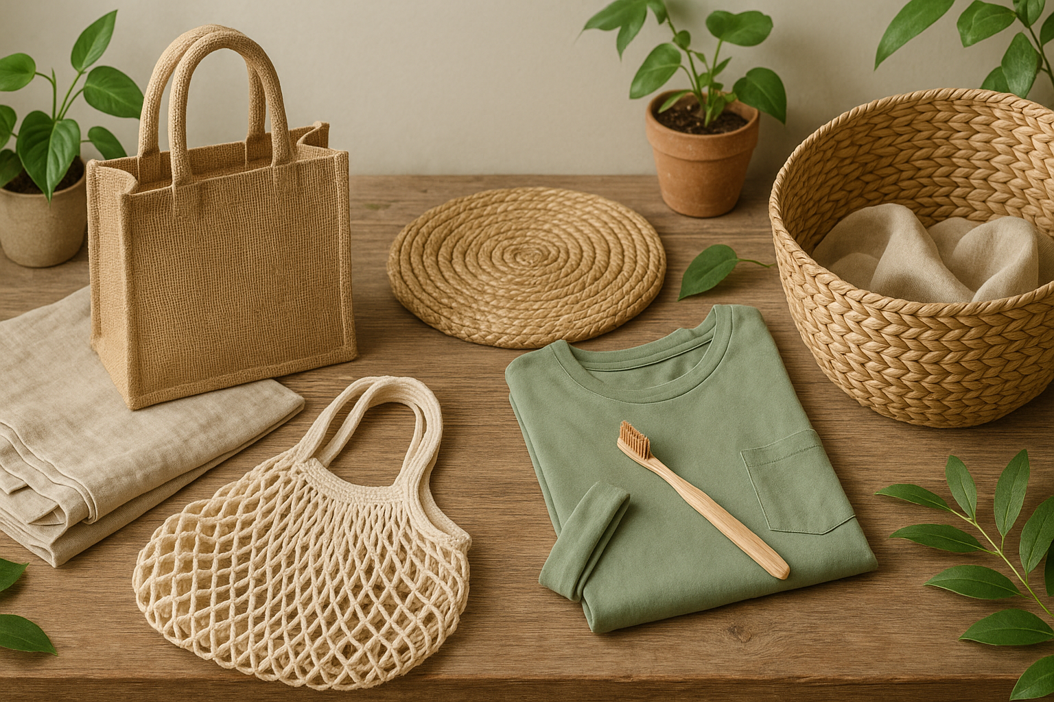 Eco Friendly Products using Natural Fiber banner image with out text 