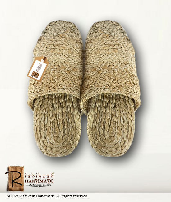 Jute Braided Slide-In Slipper