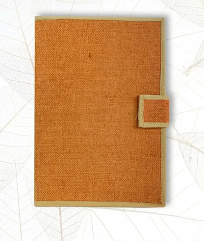 Jute File Folder with Velcro Closure