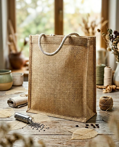 Stylish Jute Tiffin Bag for Everyday Use